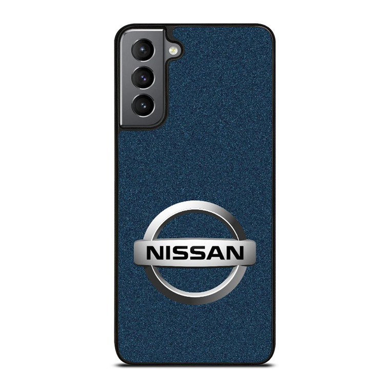 NISSAN CAR LOGO DENIM Samsung Galaxy S21 Plus Case Cover