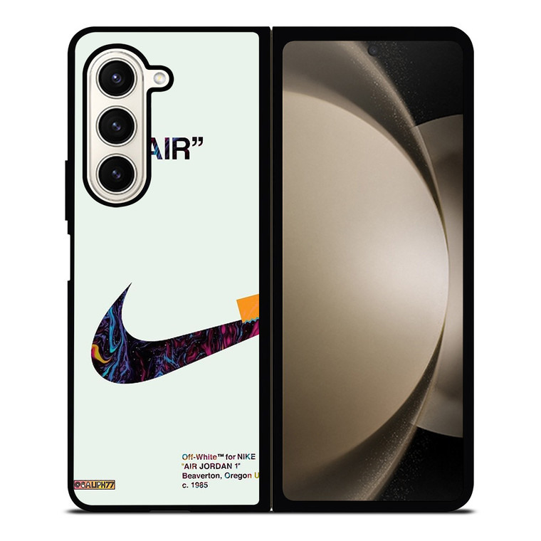 OFF WHITE FOR NIKE AIR JORDAN LOGO Samsung Galaxy Z Fold 5 Case Cover