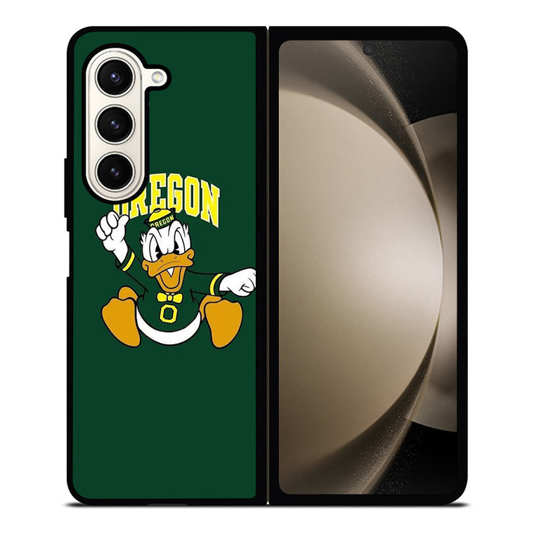 OREGON DUCKS LOGO DONALD DUCKS FOOTBALL ICON Samsung Galaxy Z Fold 5 Case Cover