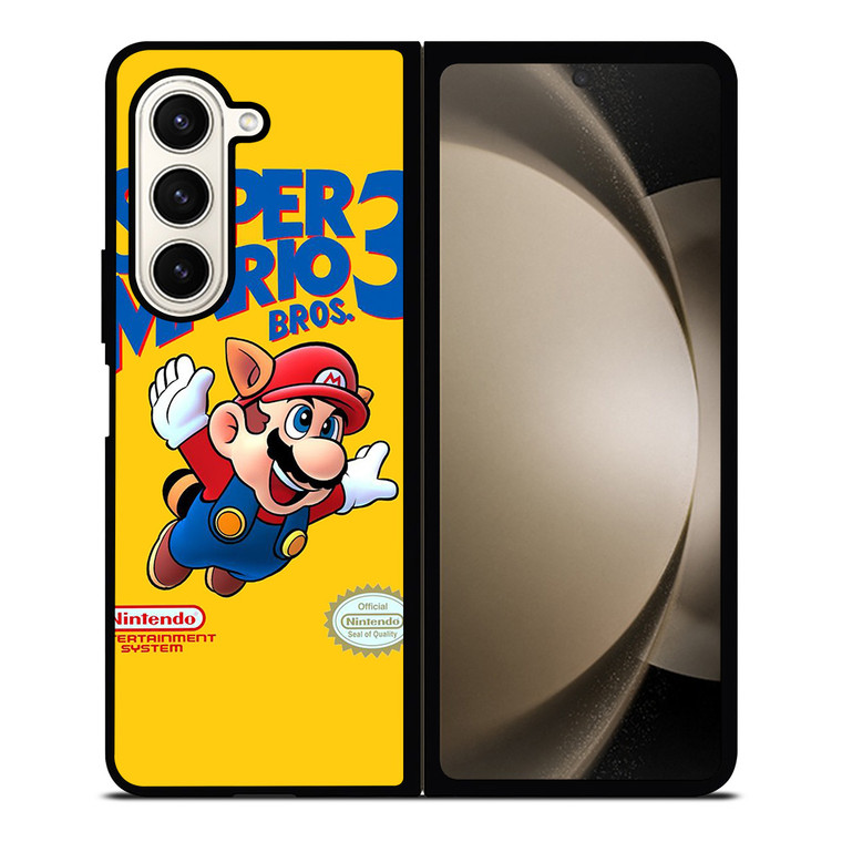 SUPER MARIO BROS 3 NES COVER RETRO Samsung Galaxy Z Fold 5 Case Cover