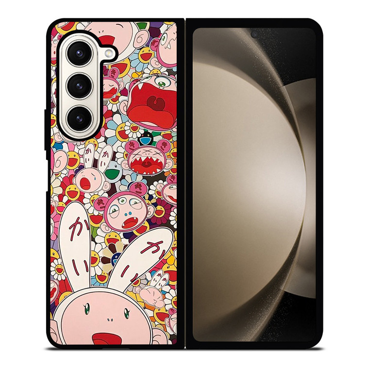 TAKASHI MURAKAMI FUNNY RABBIT Samsung Galaxy Z Fold 5 Case Cover