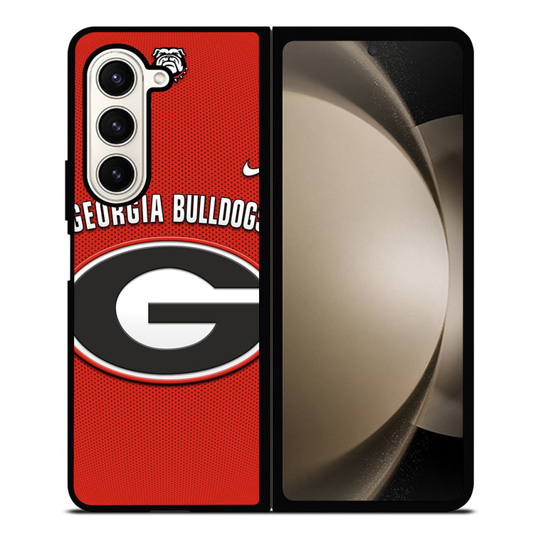 UGA UNIVERSITY OF GEORGIA BULLDOGS LOGO NIKE Samsung Galaxy Z Fold 5 Case Cover