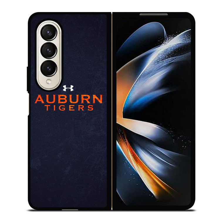 AUBURN TIGERS LOGO UNIVERSITY FOOTBALL UNDER ARMOUR ICON Samsung Galaxy Z Fold 4 Case Cover