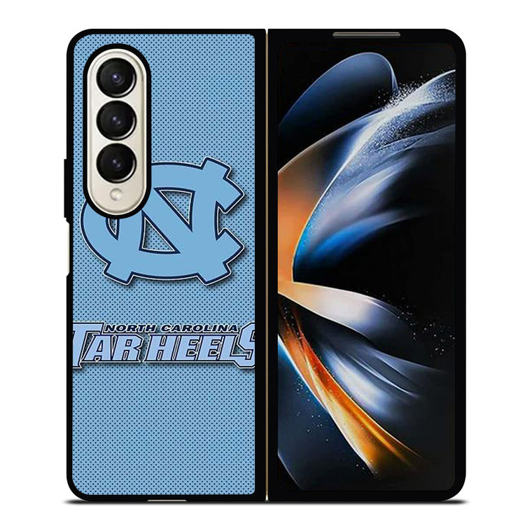 NORTH CAROLINA TAR HEELS LOGO BASKETBALL UNIVERSITY TEAM Samsung Galaxy Z Fold 4 Case Cover