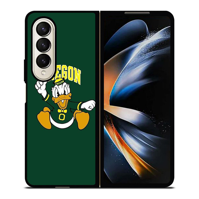 OREGON DUCKS LOGO DONALD DUCKS FOOTBALL ICON Samsung Galaxy Z Fold 4 Case Cover