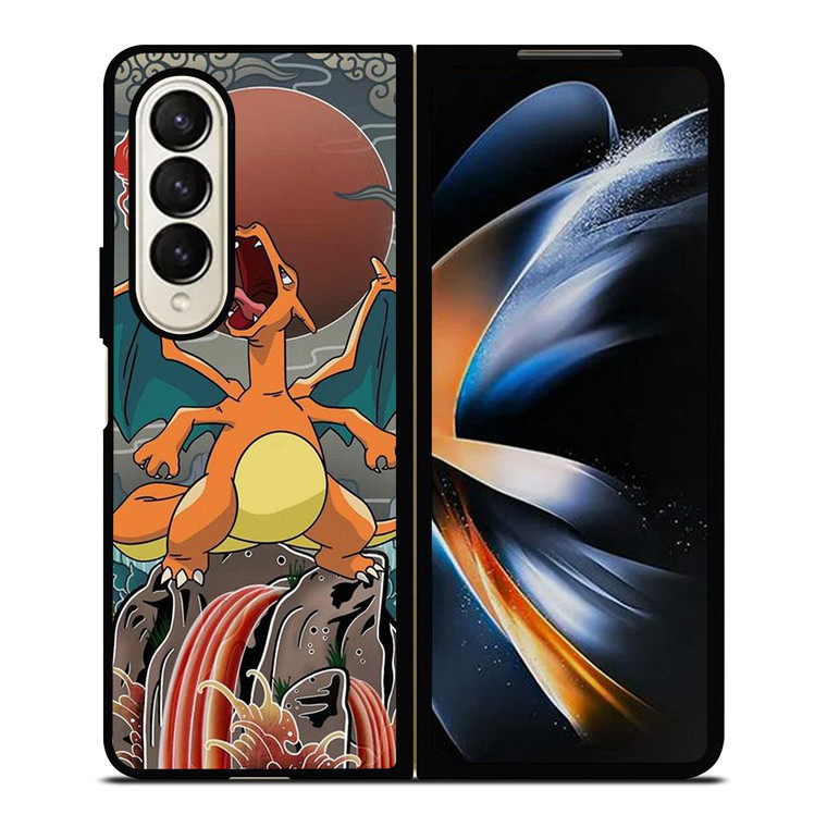 POKEMON POCKET MONSTERS CHARIZAR ART Samsung Galaxy Z Fold 4 Case Cover