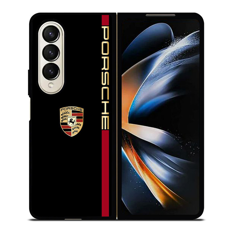 PORSCHE LOGO CAR EMBLEM Samsung Galaxy Z Fold 4 Case Cover