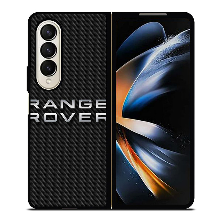 RANGE ROVER LAND ROVER LOGO CARBON Samsung Galaxy Z Fold 4 Case Cover