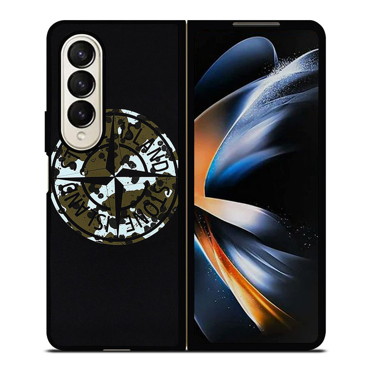 STONE ISLAND JUNIOR LOGO Samsung Galaxy Z Fold 4 Case Cover