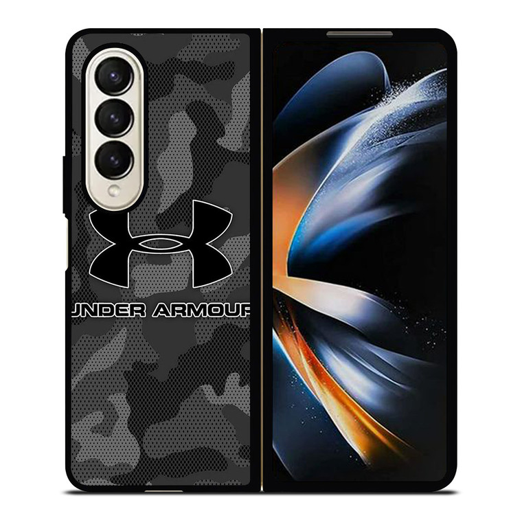 UNDER ARMOUR LOGO GREY CAMO Samsung Galaxy Z Fold 4 Case Cover