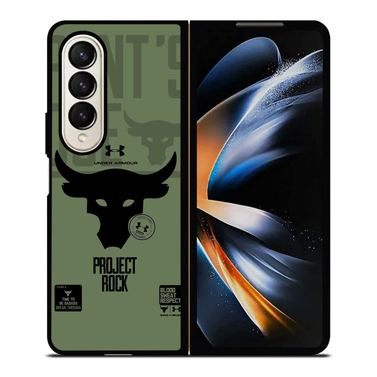 UNDER ARMOUR LOGO PROJECT ROCK Samsung Galaxy Z Fold 4 Case Cover