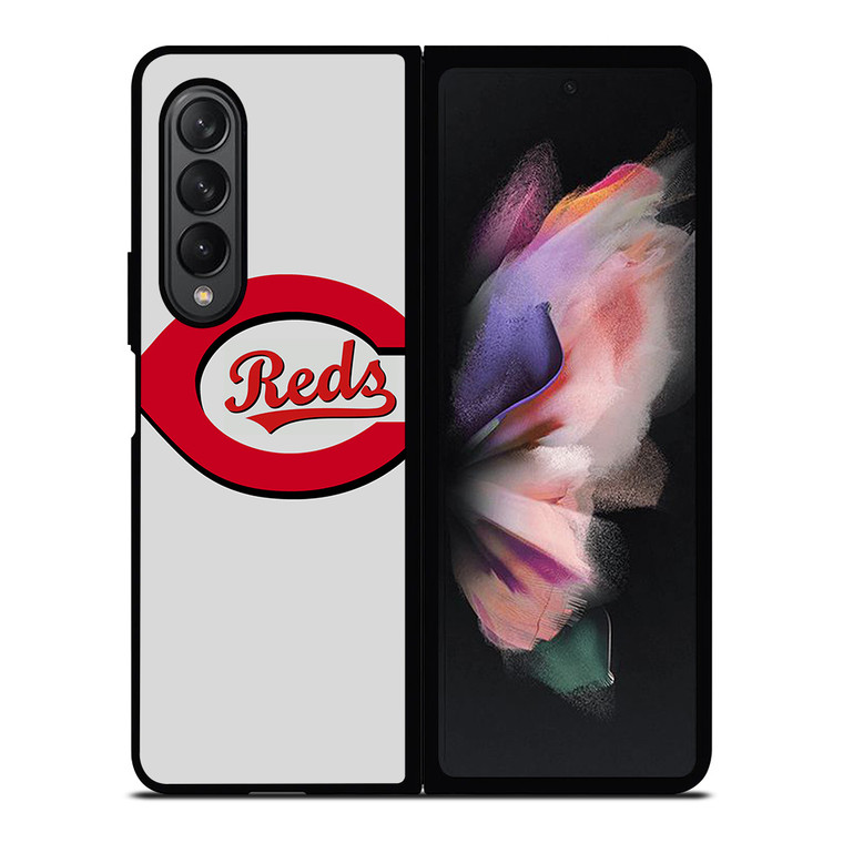 CINCINNATI REDS LOGO BASEBALL MLB TEAM ICON Samsung Galaxy Z Fold 3 Case Cover