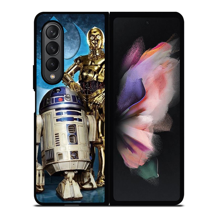 DROID 3-CPO AND R2-D2 STAR WARS Samsung Galaxy Z Fold 3 Case Cover