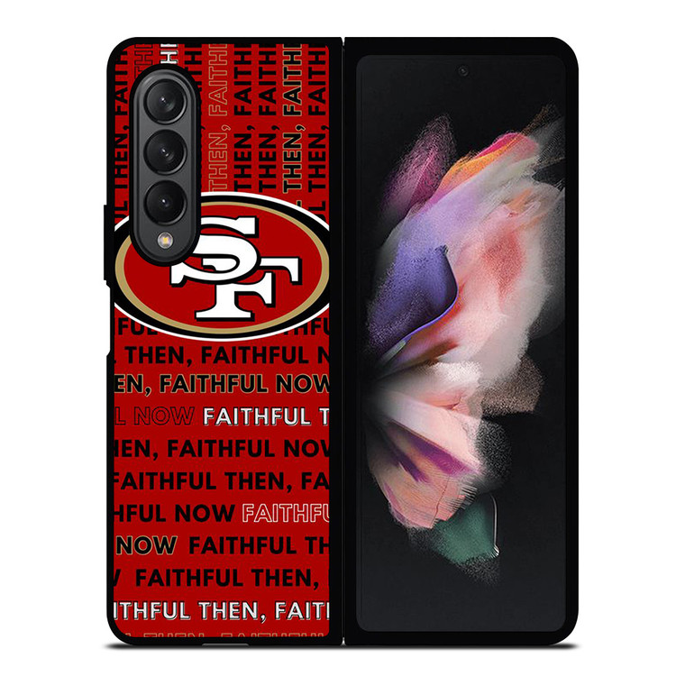 SAN FRANCISCO 49ERS LOGO FOOTBALL TEAM FAITHFUL NOW Samsung Galaxy Z Fold 3 Case Cover