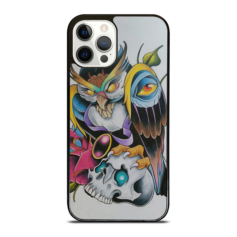 SUGAR SCHOOL OWL TATTOO iPhone 12 Pro Case Cover