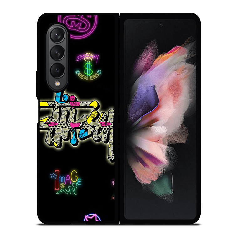 STUSSY LOGO THE DEALERS COLORFUL ICON Samsung Galaxy Z Fold 3 Case Cover