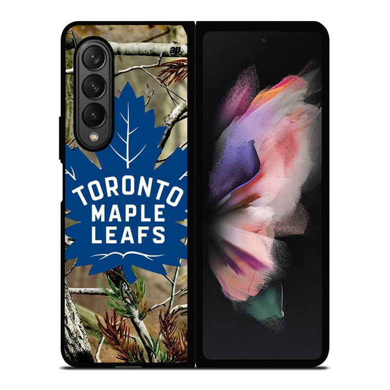 TORONTO MAPLE LEAFS LOGO REAL TREE CAMO Samsung Galaxy Z Fold 3 Case Cover