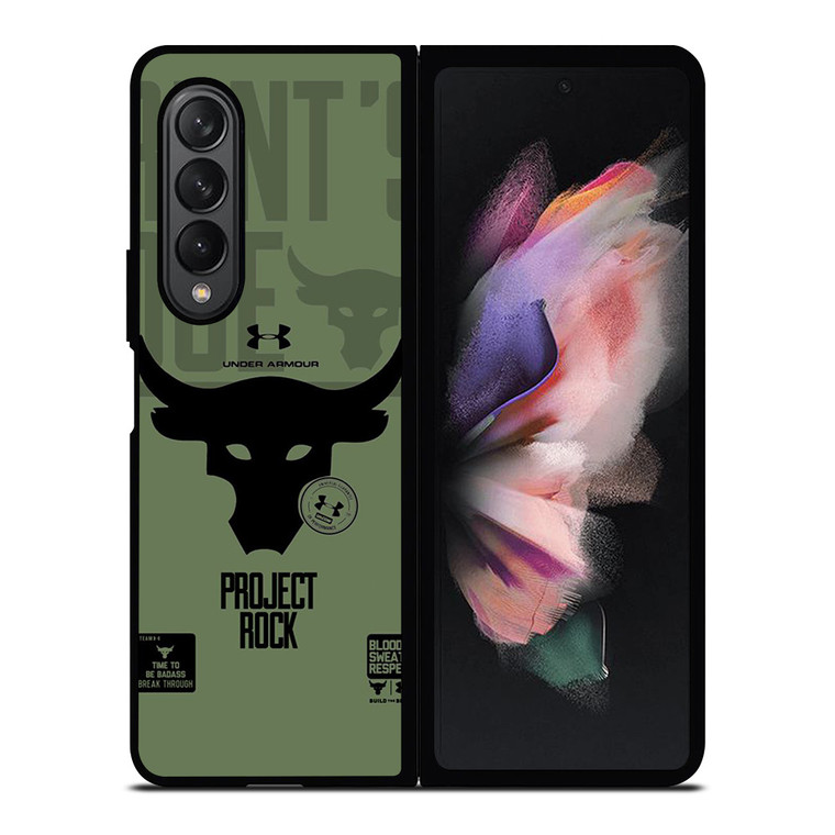 UNDER ARMOUR LOGO PROJECT ROCK Samsung Galaxy Z Fold 3 Case Cover