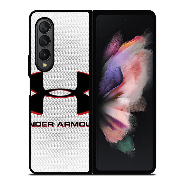 UNDER ARMOUR LOGO WHITE ICON Samsung Galaxy Z Fold 3 Case Cover