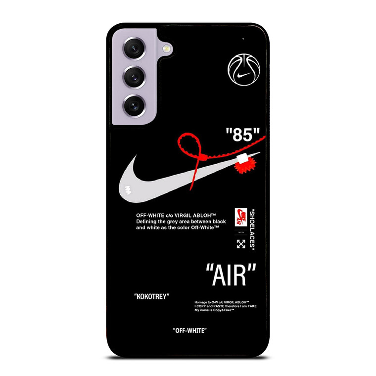 NIKE AIR JORDAN OFF WHITE BLACK KOKOTREY Samsung Galaxy S21 FE Case Cover