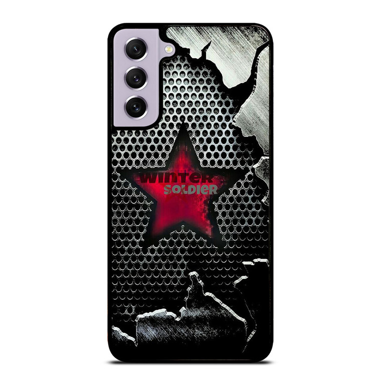 WINTER SOLDIER METAL LOGO AVENGERS Samsung Galaxy S21 FE Case Cover