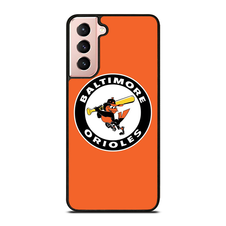 BALTIMORE ORIOLES ICON BASEBALL TEAM LOGO Samsung Galaxy S21 Case Cover