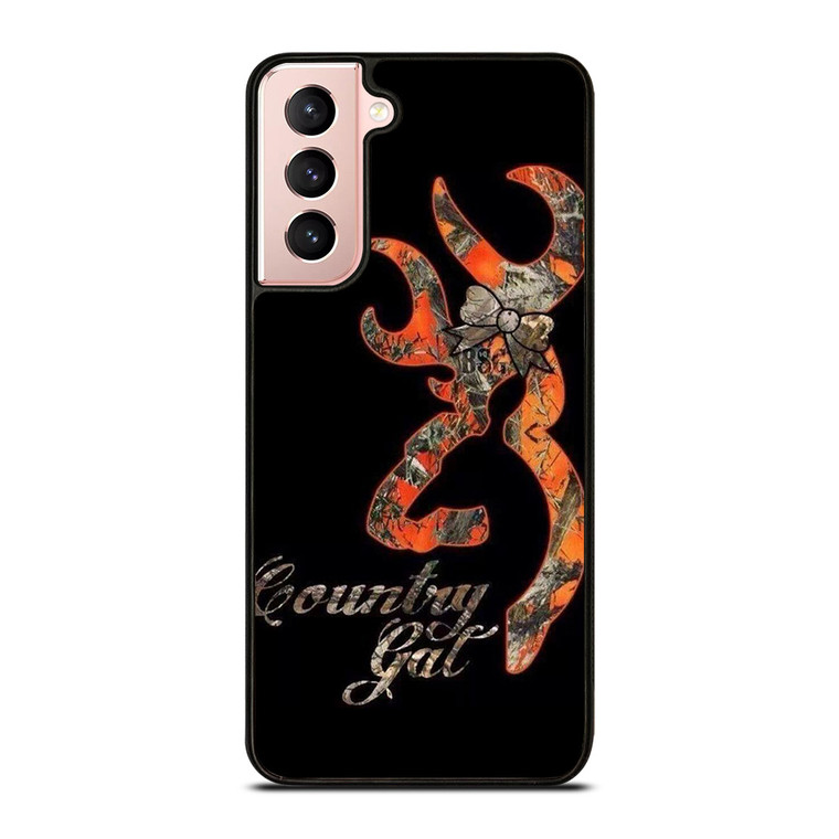 CAMO BROWNING COUNTRY GAL Samsung Galaxy S21 Case Cover