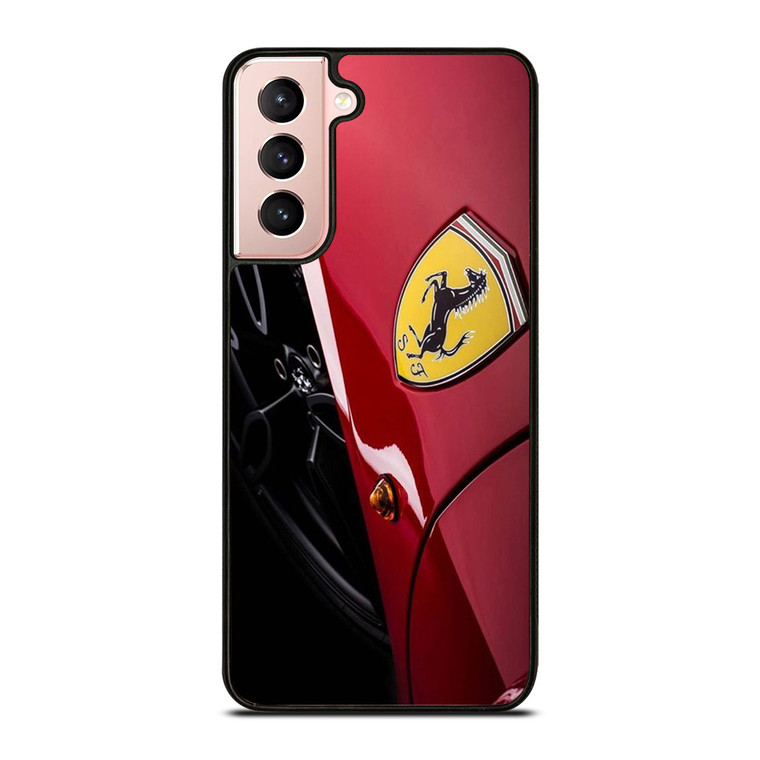 FERRARI LOGO CAR EMBLEM Samsung Galaxy S21 Case Cover