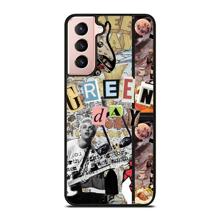 GREEN DAY BAND ART COLLAGE Samsung Galaxy S21 Case Cover