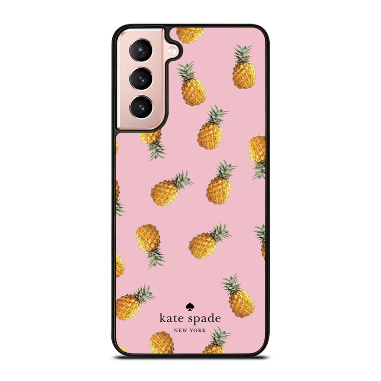 KATE SPADE NEW YORK LOGO PINEAPPLES Samsung Galaxy S21 Case Cover