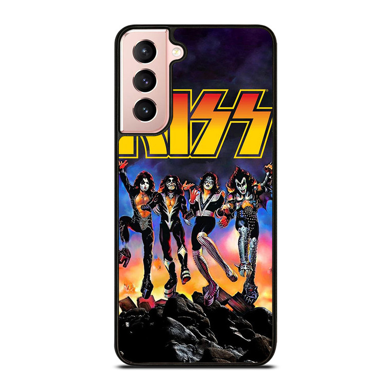 KISS BAND ROCK AND ROLL Samsung Galaxy S21 Case Cover