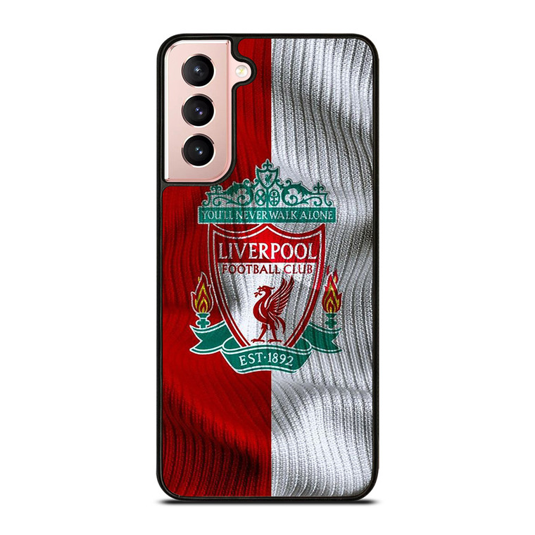 LIVERPOOL FC ENGLAND FOOTBALL CLUB Samsung Galaxy S21 Case Cover