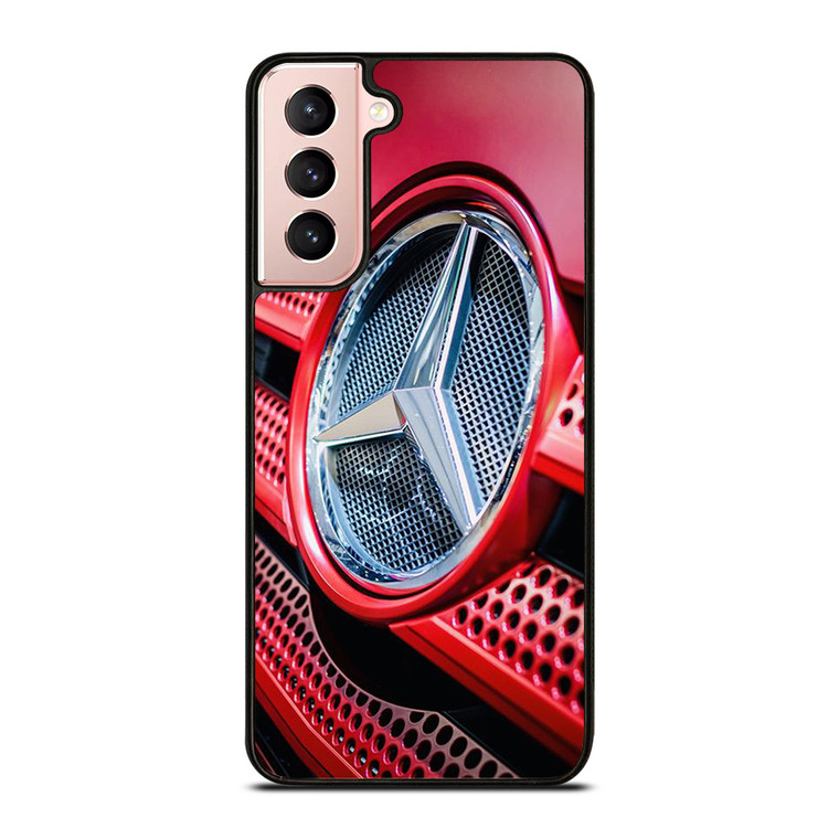 MERCEDES BENZ LOGO EMBLEM RED Samsung Galaxy S21 Case Cover