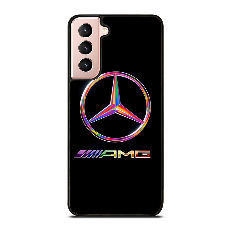 MERCEDEZ BENS LOGO RAINBOW Samsung Galaxy S21 Case Cover