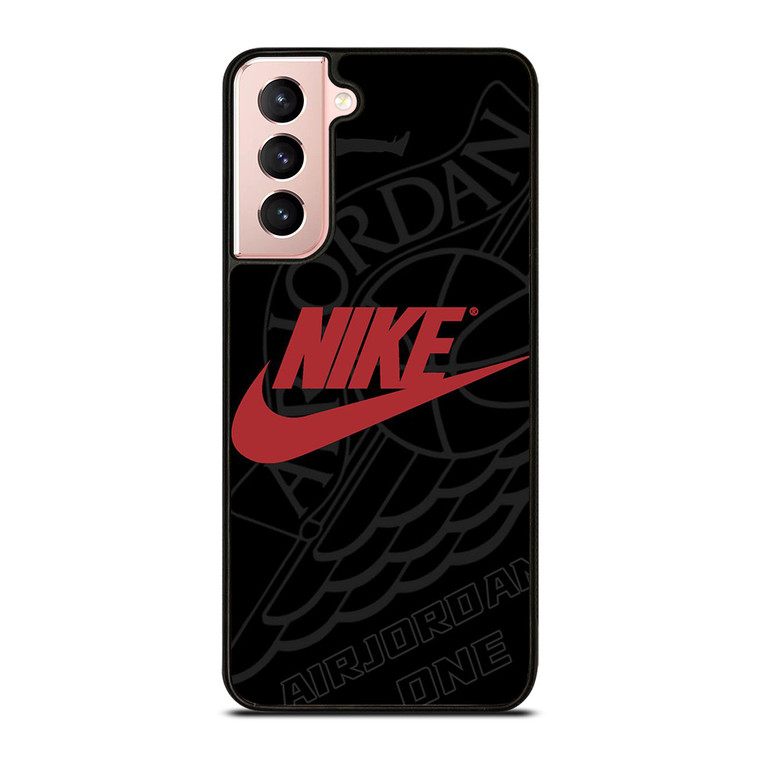 NIKE AIR JORDAN ONE LOGO Samsung Galaxy S21 Case Cover