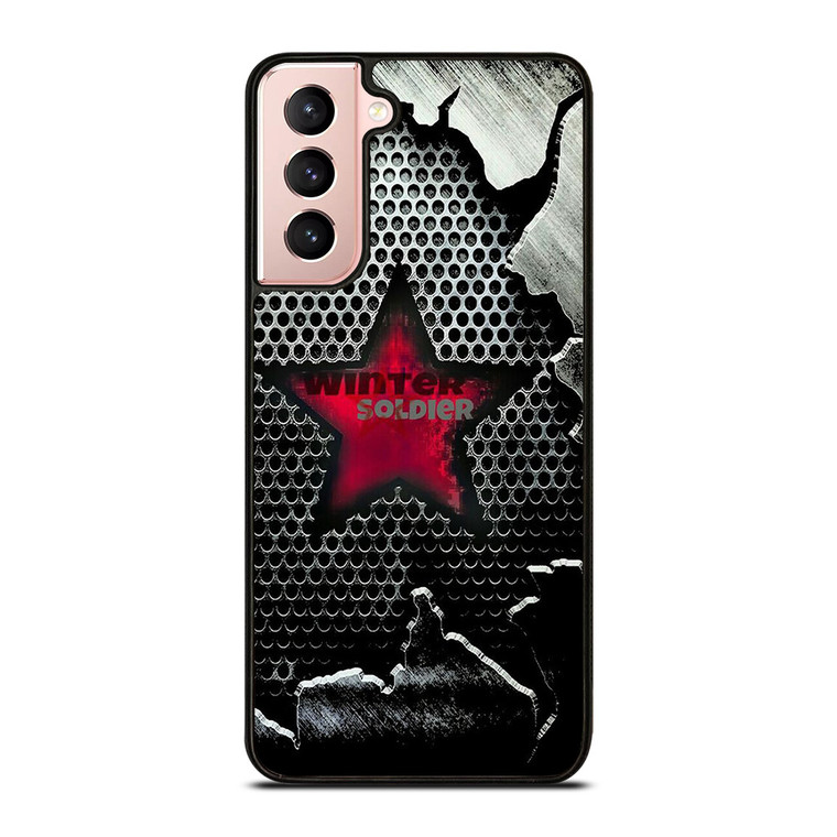 WINTER SOLDIER METAL LOGO AVENGERS Samsung Galaxy S21 Case Cover