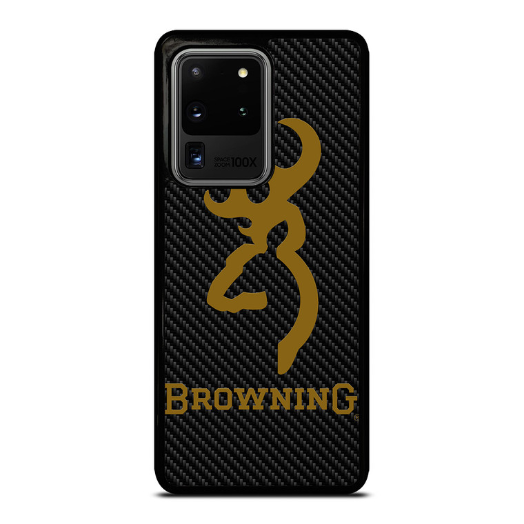 BROWNING LOGO CARBON Samsung Galaxy S20 Ultra Case Cover