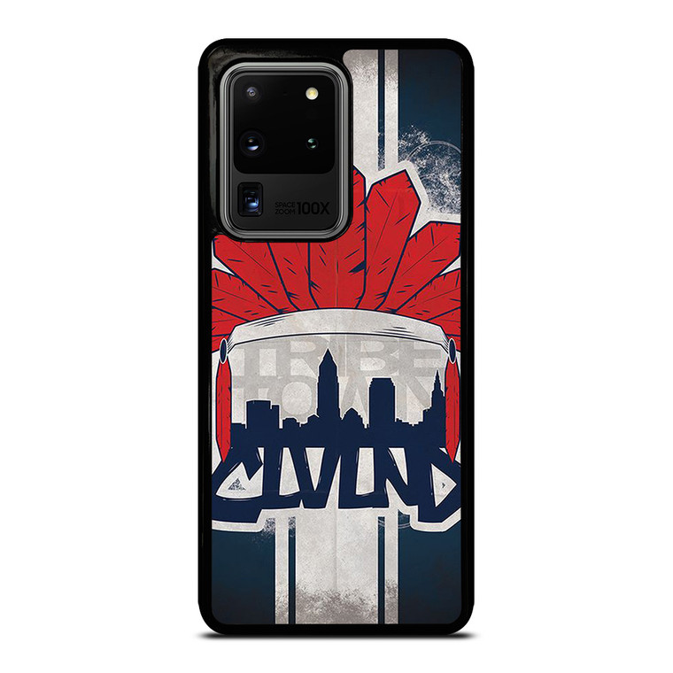 CLEVELAND INDIANS LOGO BASEBALL TEAM TRIBE TOWN Samsung Galaxy S20 Ultra Case Cover