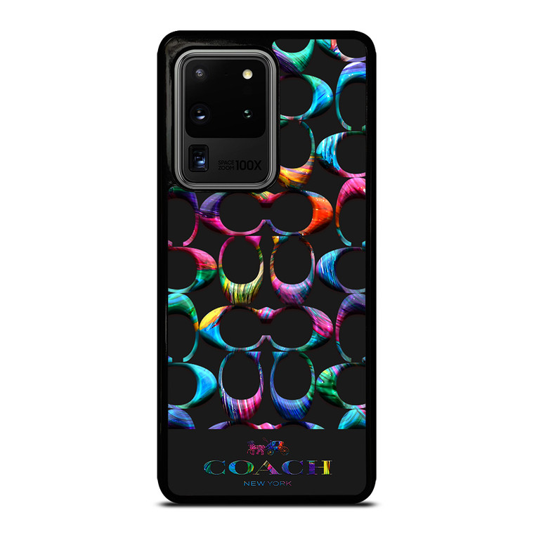 COACH NEW YORK LOGO RAINBOW Samsung Galaxy S20 Ultra Case Cover
