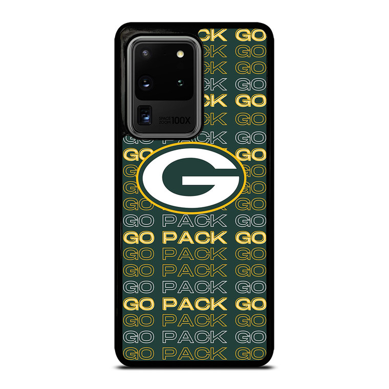 GREEN BAY PACKERS FOOTBALL TEAM LOGO GO PACK GO Samsung Galaxy S20 Ultra Case Cover