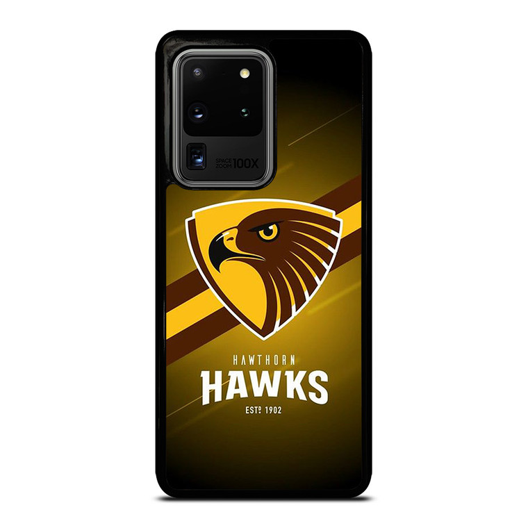 HAWTHORN HAWKS FOOTBALL CLUB LOGO AUSTRALIA TEAM Samsung Galaxy S20 Ultra Case Cover