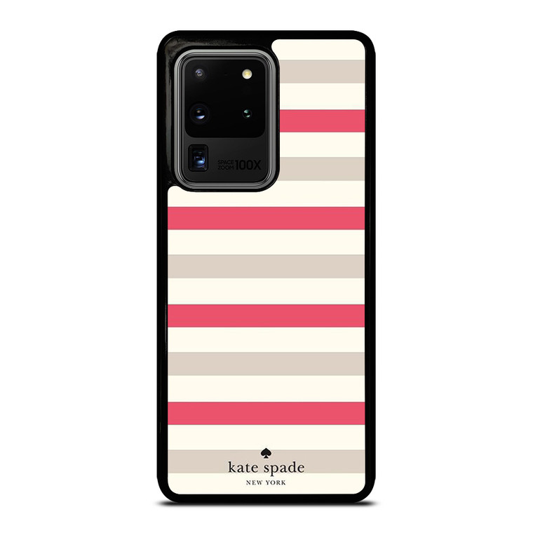 KATE SPADE NEW YORK STRIPES RED WHITE Samsung Galaxy S20 Ultra Case Cover