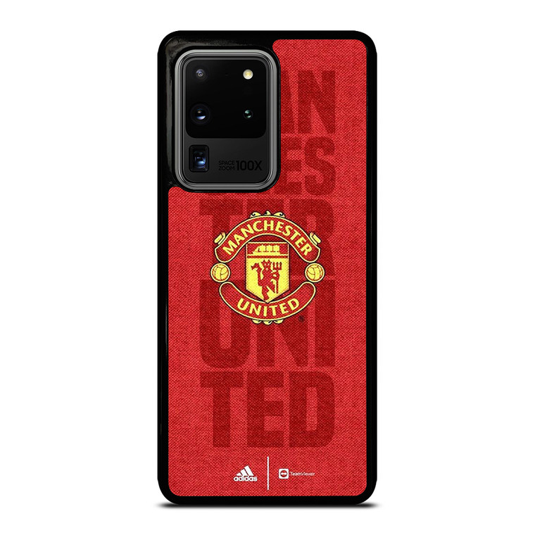 MANCHESTER UNITED FC FOOTBALL LOGO RED DEVILS ICON Samsung Galaxy S20 Ultra Case Cover