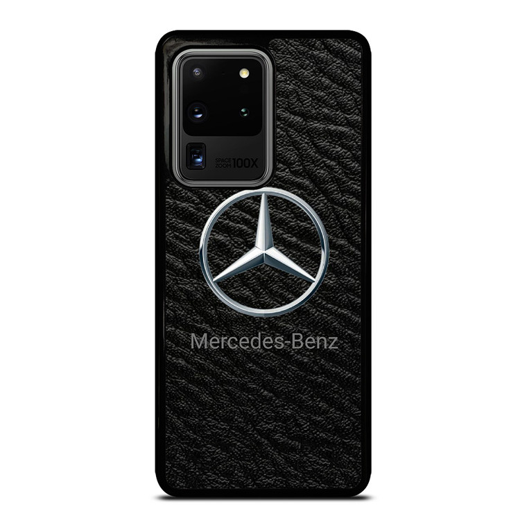 MERCEDES BENZ LOGO ON LEATHER Samsung Galaxy S20 Ultra Case Cover