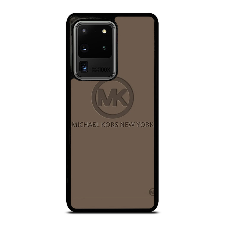 MICHAEL KORS NEW YORK LOGO BROWN Samsung Galaxy S20 Ultra Case Cover