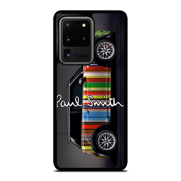 MINI COOPER CAR PAUL SMITH PATTERN Samsung Galaxy S20 Ultra Case Cover