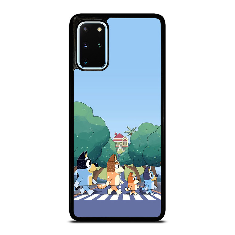 HEELERS FAMILY BLUEY CARTOON ABBEY ROAD Samsung Galaxy S20 Plus Case Cover