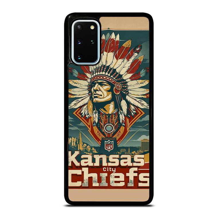 KANSAS CITY CHIEF NFL FOOTBALL ICON INDIAN Samsung Galaxy S20 Plus Case Cover
