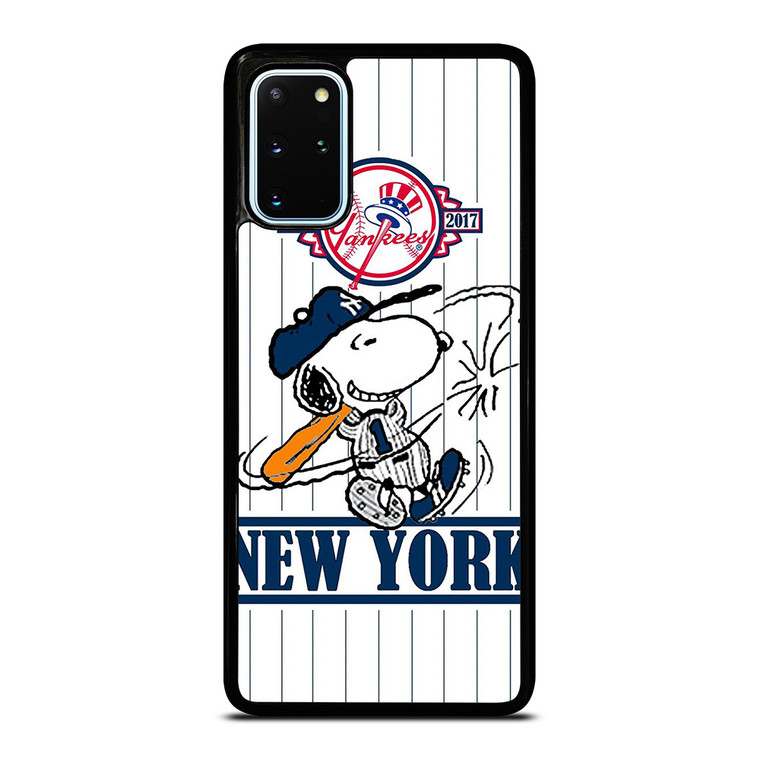 NEW YORK YANKEES LOGO BASEBALL SNOOPY THE PEANUTS Samsung Galaxy S20 Plus Case Cover