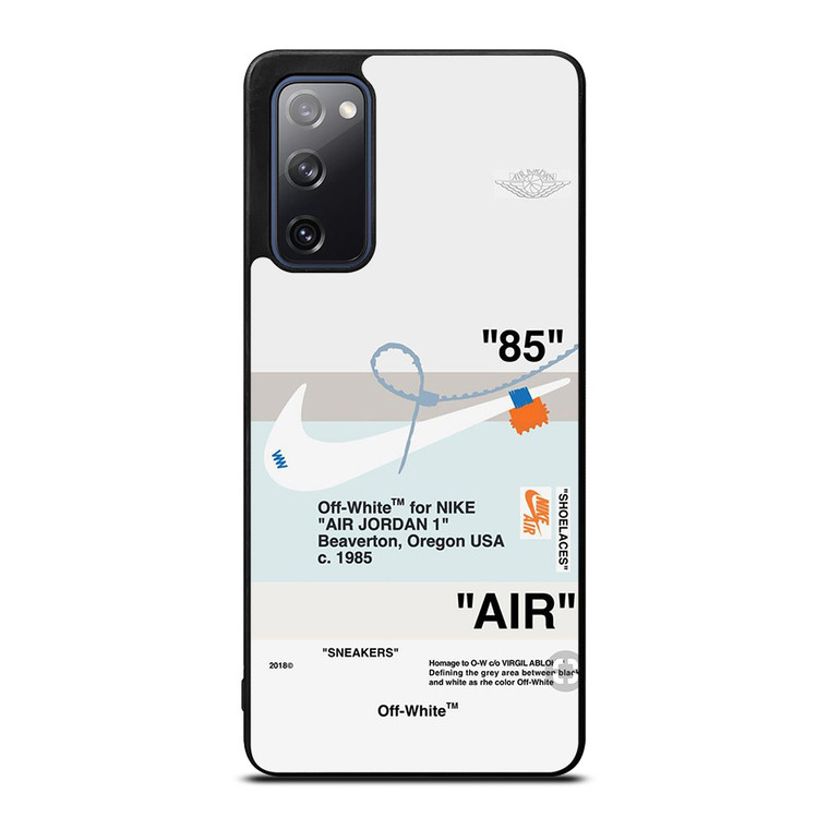 AIR JORDAN OFF WHITE NIKE SNEAKERS Samsung Galaxy S20 FE Case Cover